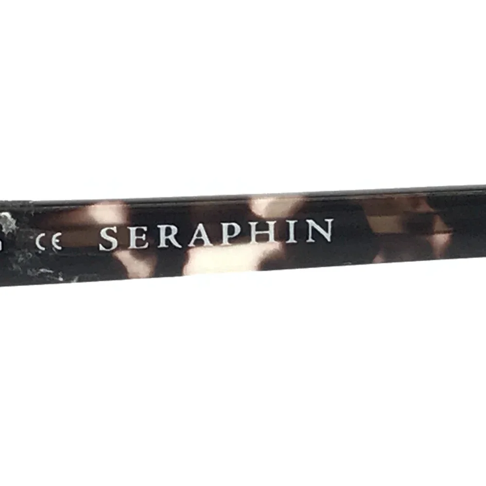 Seraphin Eyeglasses Frame SANDBURG 8537 Black Tokyo Rectangle Full Rim 53-18-145